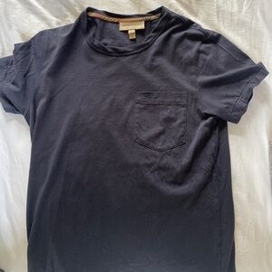 BURBERRY MENS BLACK T SHIRT